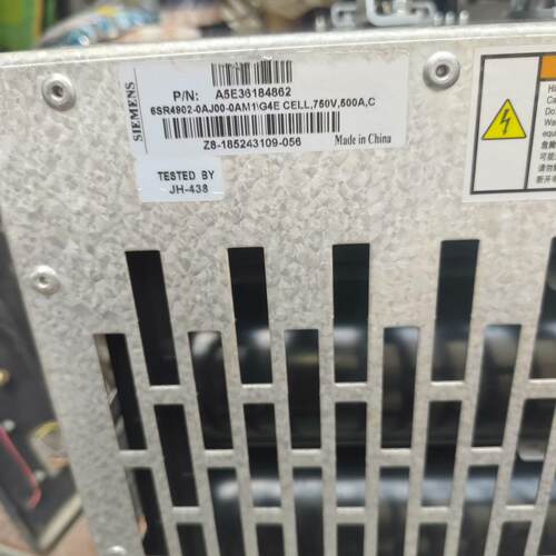 议价6SR4902-0AJ00-0A 高压功率单元 750V 500A 工控配件维修