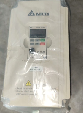 议价VFD037M53A 台达高压变频器 3.7kW三相 电压500~600V维修