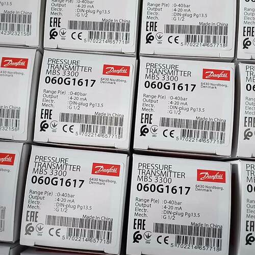 议价060G1617 MBS3300 丹佛斯压力变送器 工业自动化传感元件维修