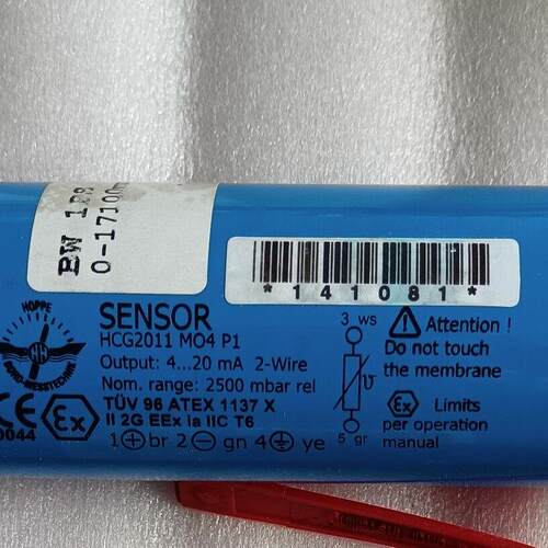 议价HCG2011 MO4 P1 HOPPE大舱进水探头 工业压力传感器维修