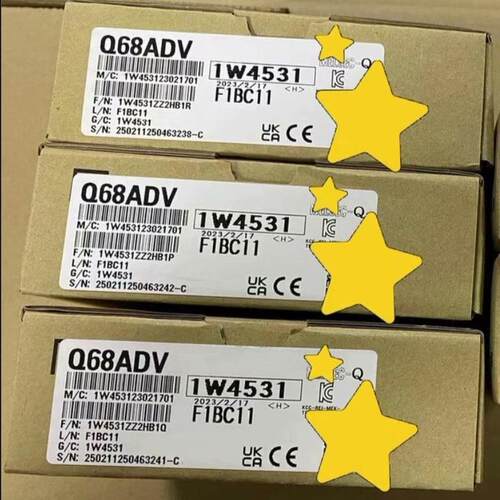 议价Q68ADV 工控PLC模拟量控制模块 工业自动化配件维修