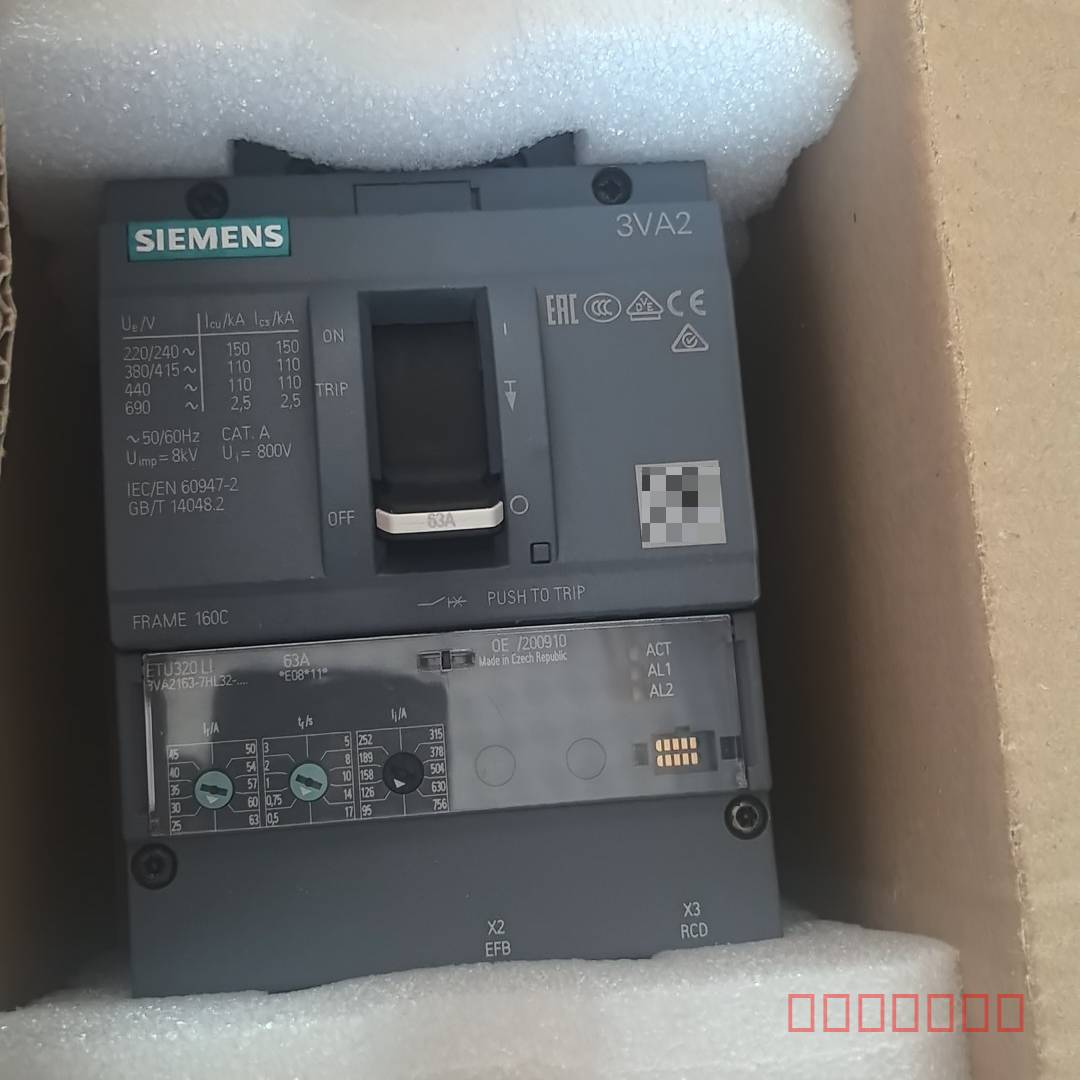 议价3VA2163-7HL32-0AA0塑壳断路器   全维修