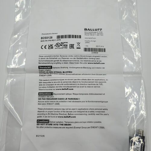 议价BOS0128 BOS 5K-PS-RD11-S75 巴鲁夫光电传感器 工控配件维修