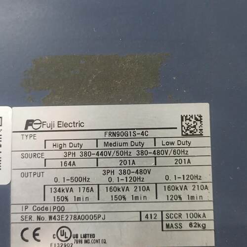议价FRN90G1S-4C 富士变频器 90KW 三相380V工业变频装置维修