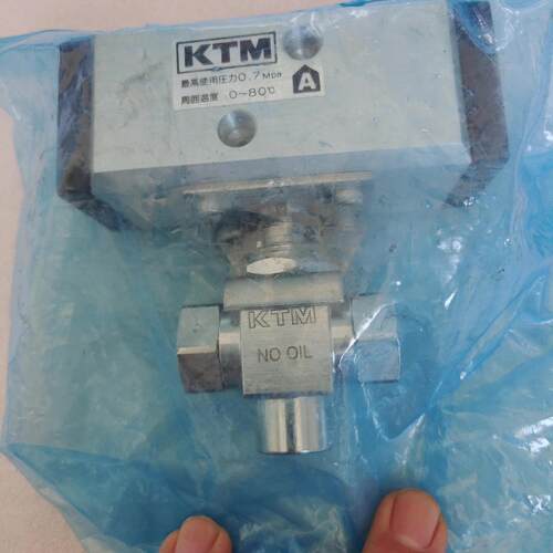 议价ST-XF4 1/4 316SS NO OIL 气动球阀 KTM不锈钢工业阀门维修