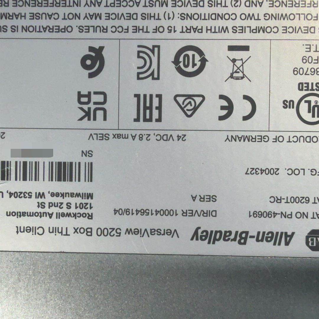 议价6200T-RC 工控自动化瘦客户端 工业控制设备配件维修