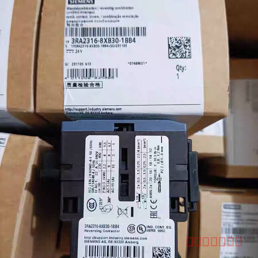 议价3RA2316-8XB30-1BB4西门子转向组合接触器维修