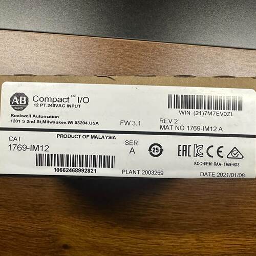 议价1769-IM12 工控自动化输入模块 12点240VAC Compact I/O维修