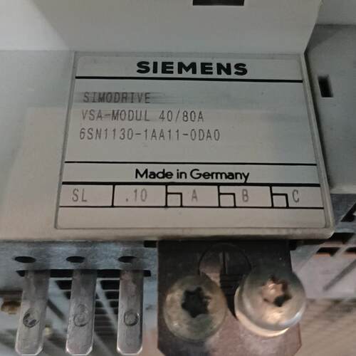 议价6SN1130-1AA11-0DA0 工控驱动模块 VSA-MODUL 40/80A维修