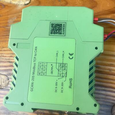 议价GCAN-205 Modbus TCP转CAN 工业通讯转换模块 工控设备维修