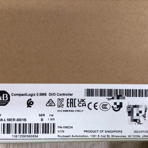 议价1769-L18ER-BB1B AB PLC DI/O控制器 正品保障维修