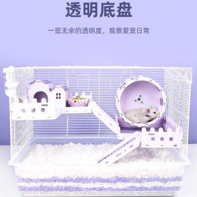仓鼠笼子金丝熊过秋冬窝60基础47加高超大别墅用品套装齐全花枝鼠
