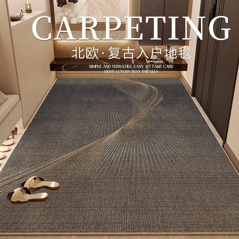 入户门地垫门口进门轻奢高级玄关门垫家用入门脚垫防滑免打理地毯