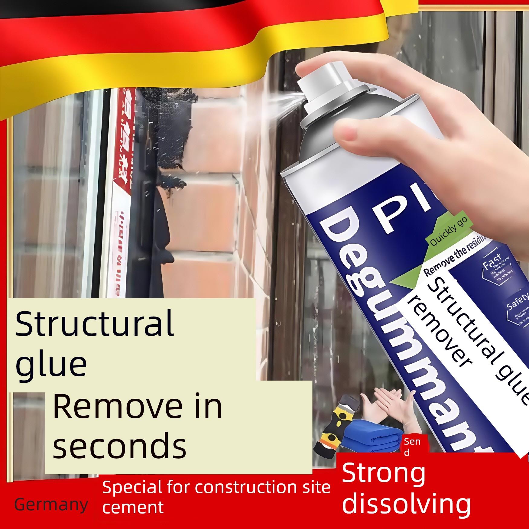 德国结构胶剂强大的除胶剂溶解水泥玻璃窗瓷砖胶清洁和胶去除工件
