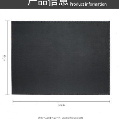 高档PU皮革会议垫杯托套装创意写字板办公桌垫大板台垫会议夹特价