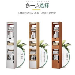 转角柜墙角收纳方形置物架角柜家用客厅储物柜落地卧室角落窄书架