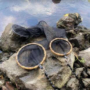 竹鞭路亚溪流鱼护迷你小型挂腰小号走钓马口微物野钓专用鱼笼