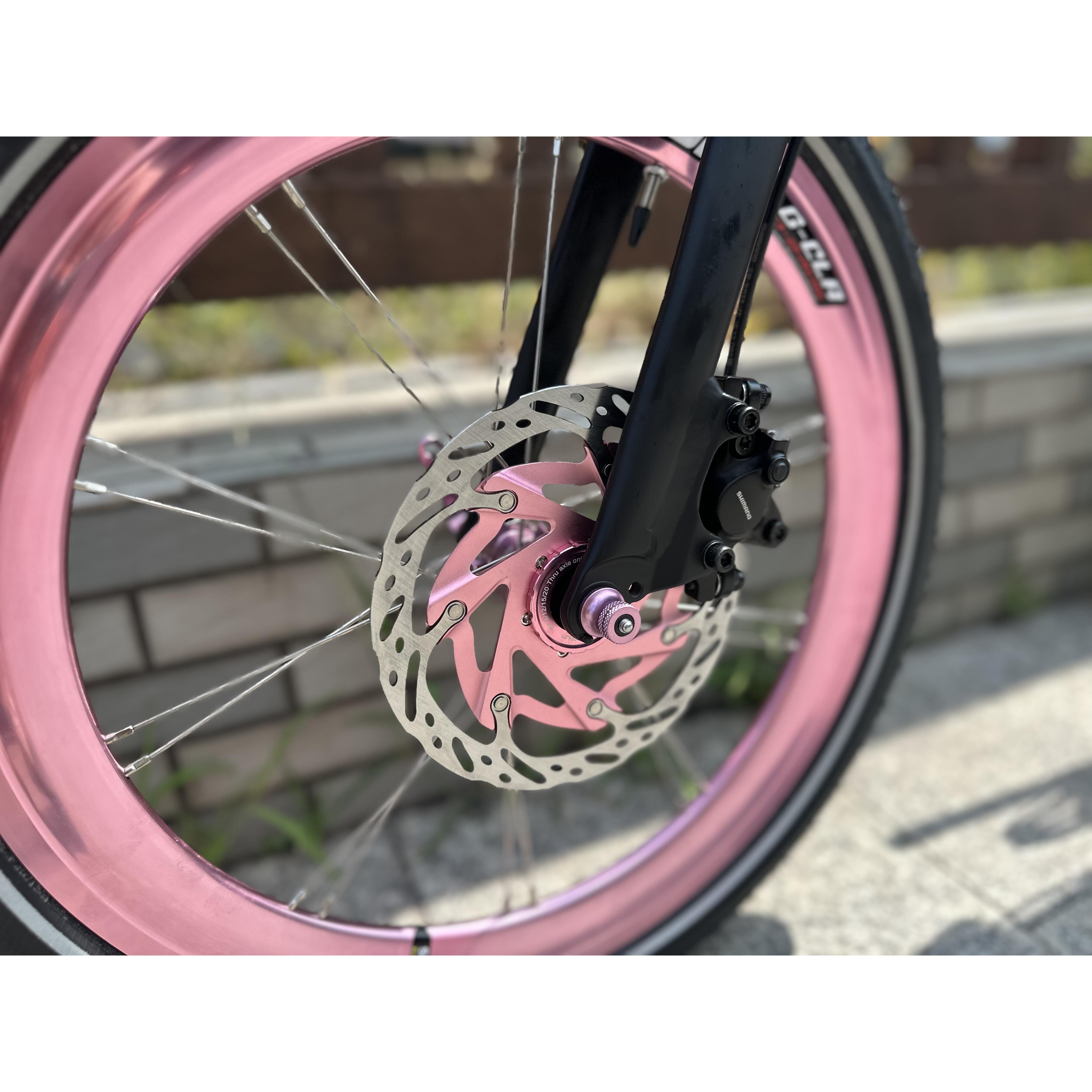 折叠车改装浮动碟片 六钉碟煞盘 自行车登山车煞车片160MM