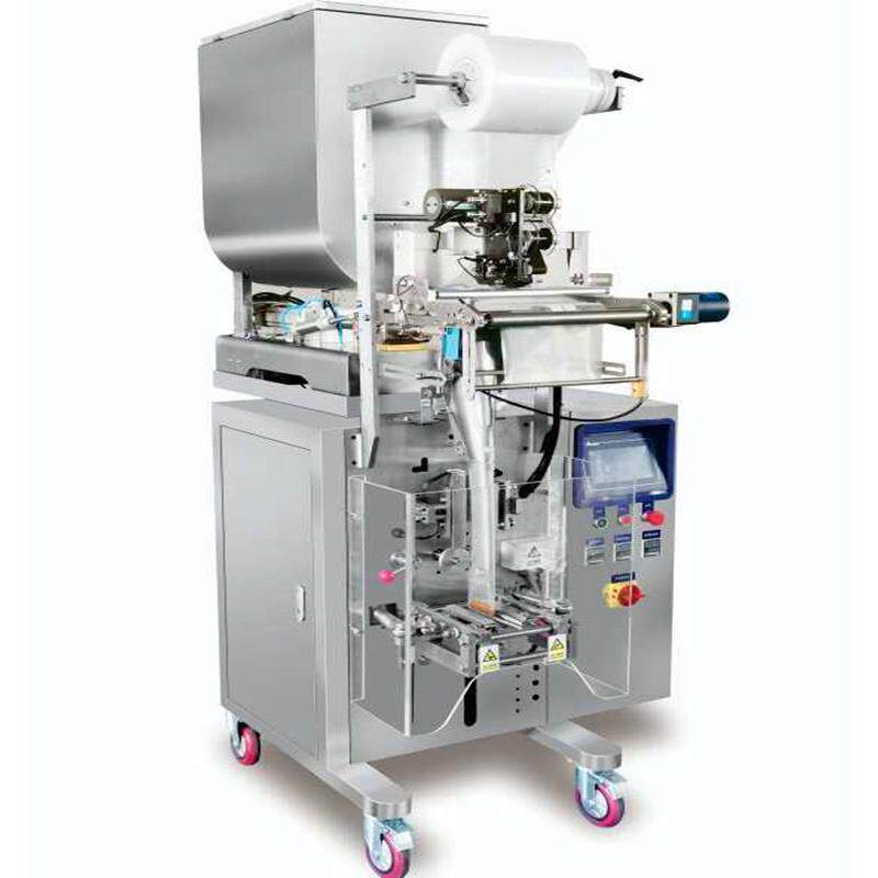 青岛厂家推出小袋洗发水沐浴乳四边封膏体自动包装机三边封包装机