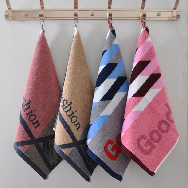 纯棉加厚柔软吸水方巾家用擦手洗脸全棉小毛巾小清新回礼赠品手帕