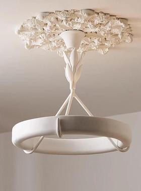 法式Athena Calderone覆古石膏客厅吊灯设计师轻奢别墅卧室饭厅灯