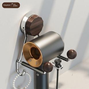 吹风机支架吹风机 吹风机存储架不冲孔浴室壁挂式 中世纪风格 吸盘式