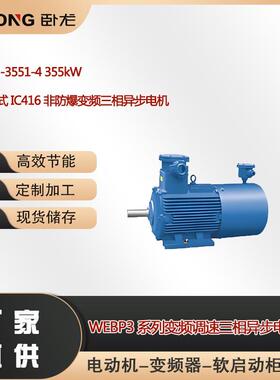 WEBP3-3551-4355W冷却方式IC416非防爆变频三相异步电机