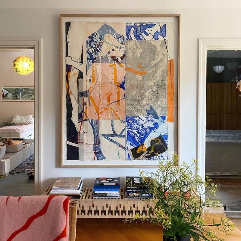2026新款玄关装饰画法式中古挂画小众艺术轻奢高级感客厅抽象复古