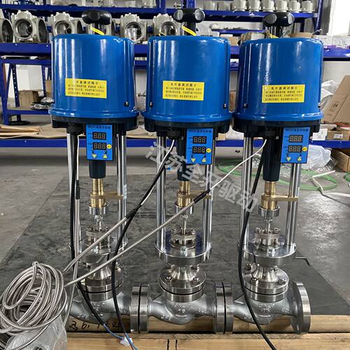 ZZWPE-40C DN50电动温控调节阀 含温控探头电压AC220V