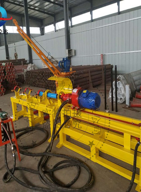 DN125地泵管输送通管机 混凝土液压通管机 泵管管道电动清洗机