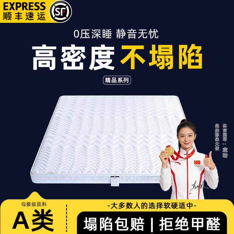 棕垫天然椰棕床垫10cm生态椰棕席梦思床垫硬垫3E环保折叠床垫家用