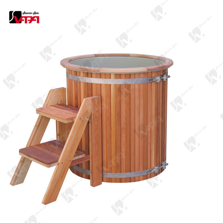 出口型 桑拿配件 浴桶浴缸PP板材 圆形浴缸1人使用冷水浴缸