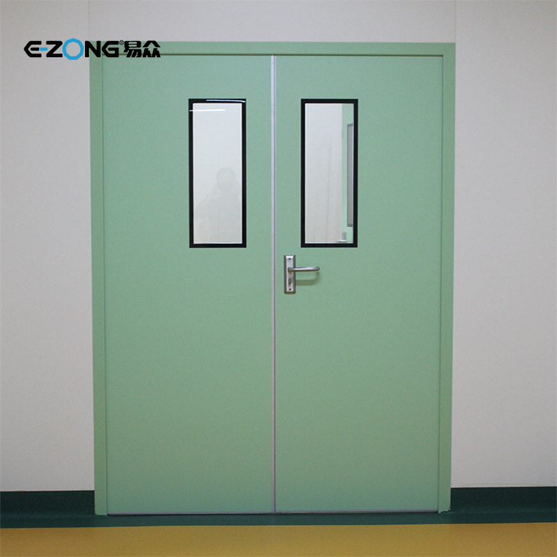 医院病房专用净化门 洁净门铝材 科室墙体门彩钢板门医疗建设系统