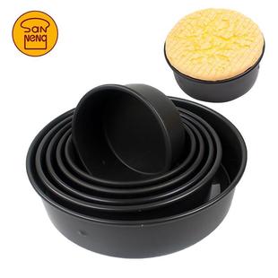 O5Z2三能圆形固定底蛋糕模具4 12寸硬膜戚风乳酪烘焙工