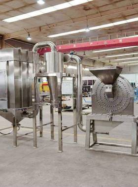 大产量FS800型不锈钢谷物冲饮粉脉冲除尘式五谷杂粮磨粉机