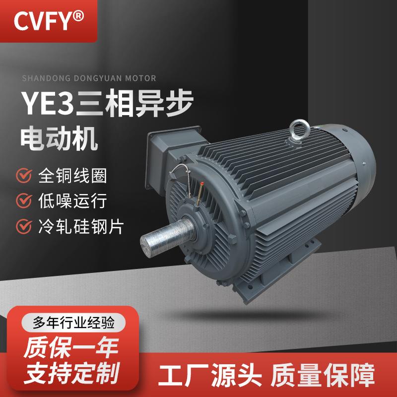 三相异步电动机YE3-355M1/M2/M3-6极380V160/185/200W电机