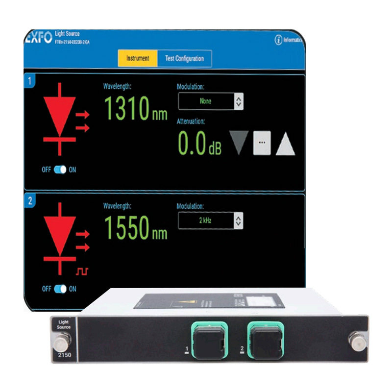 EXFO 可变输出功率范围为9dB 分辨率0.1dB 光源 FTBx-2150