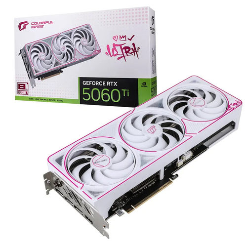 GeForce RTX 5060TI Ultra W OC 8GB电竞游戏电脑显卡