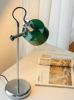 设计师撞色包豪斯卧室床头氛围书房护眼阅读灯法式覆古风升降台灯