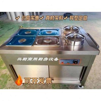 保温餐车推车保温送餐车医院养老院敬老院幼儿园电加热水保温不锈