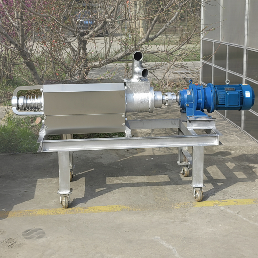 畜牧养殖设备滚筒式微滤机现货固液分离粪便脱水机猪粪干湿分离机