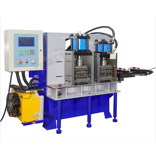 Flat iron stamping machine 扁铁冲压成型机 连续冲压模铜排扣机
