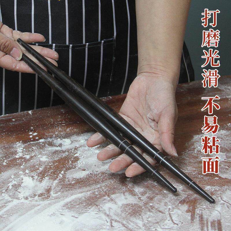 特价檀鱼肚擀面杖饺子皮面案师红木擀面棍家用喜家德实木两头尖