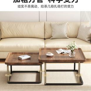 茶几客厅家用小户型轻奢现代网红简约方形边几组合北欧简易小桌子