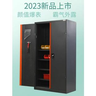 重型工具柜车间用加厚铁皮柜五金零件柜多功能刀具柜储物柜工具车