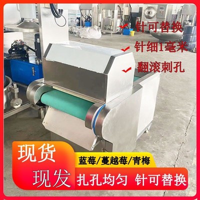 600针大枣扎孔机青梅扎眼浸糖制作果脯刺孔机五香花生扎眼机现货