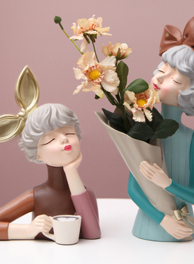 网红可爱泡泡女孩摆件电视柜酒柜摆设新房乔迁新居礼物家居装饰品