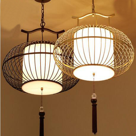 新中式铁艺鸟笼吊灯日式餐厅咖啡厅创意个性仿古茶楼酒店客栈吊灯,家装灯饰光源,客厅吊灯,淘宝优惠券,粉丝福利购,淘宝优惠卷