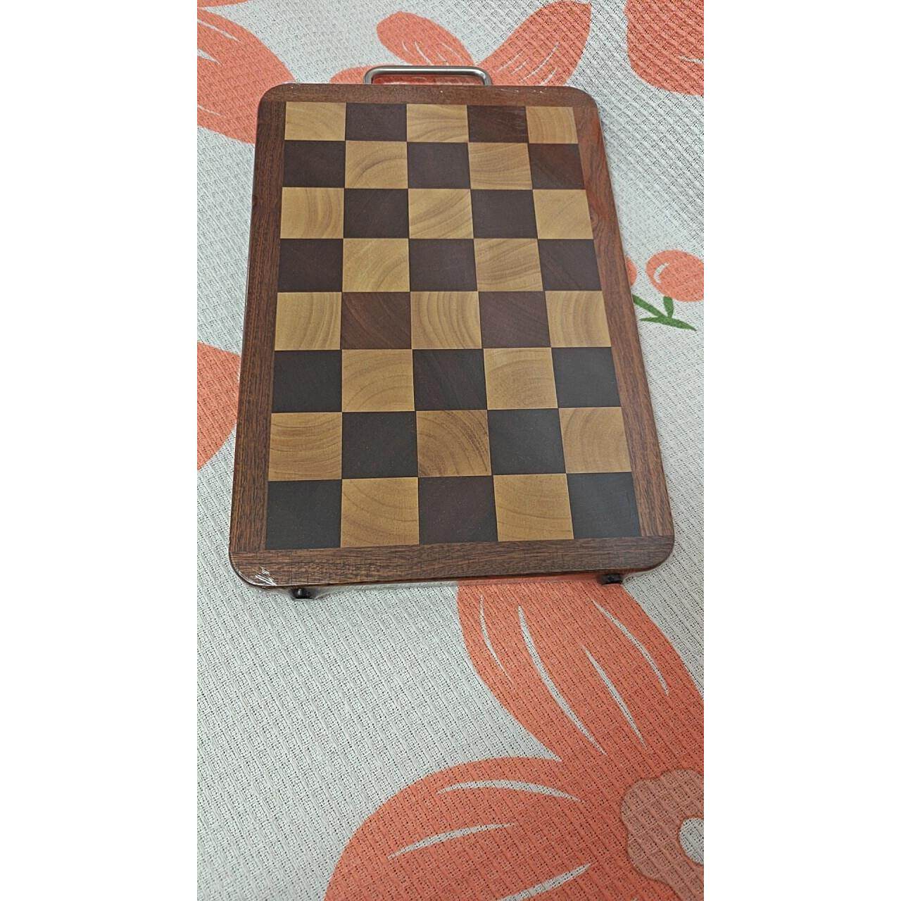 看清下单，棋盘格木质菜板家用砧板38cmX26cm切菜板案板