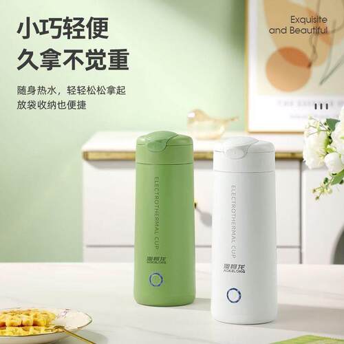 便携式迷你电热烧水杯小型旅行烧水壶养生杯保温一体全自动炖煮杯